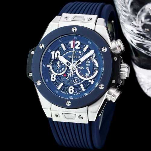 Hublot 宇舶 英勇无畏，拳拳出击，简称“Hub”“恒宝”，Bigbang大爆炸元素材料计时码表v2版表壳采用进口316精钢材料 设计感爆炸搭载进口跑秒机芯