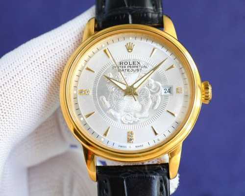 白壳 金壳 店家爆款主推 劳力士 Rolex 招财貔貅 升级版本 男士腕表 采用独特的表盘设计 搭配招财貔貅的3D立体感，整体效果更显高档奢华的劳力士， 初识劳