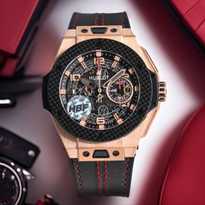 Hbf Factory恒宝Hublot 宇舶表年度最佳复刻作品 Blg Bang系列401.Oq.0123.Vr碳纤维表圈 复合材质表圈的层次结构 仅限独特魅力