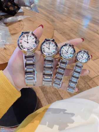 Cartieraaa质量蓝气球系列精钢表带瑞士机芯樱花粉盘33Mm28Mm上手超美大量现货、接单中. - 点击图像关闭