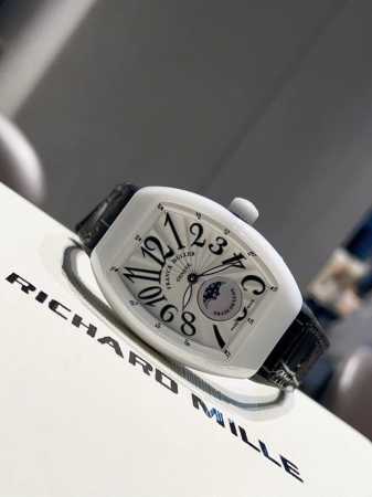陶瓷壳 普通白由壳 最新款Abf 法穆兰Franck Muller V32 进口陶瓷系列 1.表壳采用高温进口韩国 陶瓷坚固耐用 字面以深海贝壳表盘或镶贴浮雕 - 点击图像关闭