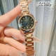 玫瑰金 钻面 罗马面 卡地亚-Cartier 女款腕表年轻而华丽，以年轻休闲设计为主打，三针石英腕表带日历，头层小牛漆皮表带. 尽显奢华腕表。尺寸: 32Mm