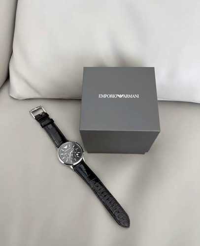 Emporio Armani 阿玛尼 黑武士系列皮带腕表