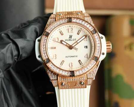 光面 白钻面 彩钻面 ，Hublot 宇舶表 恒宝Big Bang精钢彩虹彩钻腕表，擅长打破传统疆界，将不同材质和谐融合于一体，腕表将时计与珠宝的精髓相融合，以 - 点击图像关闭