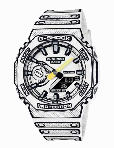 Casio 卡西欧 Ga-2100Mng漫画手绘风新款手表 卡西欧二次元漫画手表 以日本漫画Manga为形象 将漫画独特的世界融入产品中的Manga Theme