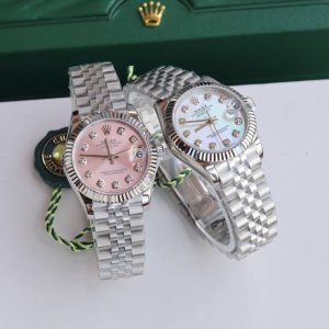 3190最强版本 劳力士Rolex女款31尺寸日志型腕表 表盘镶嵌10颗Vs级别真钻时标 每一都中国Gtc权威机构出具的真钻证书 一表一码不重复 搭载原装瑞士S