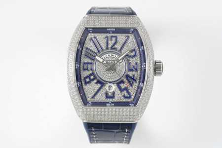 完美细节 Abf 最高品质 新款到货 Fran Muller 法兰克 Fm Vanguard Yachting V45遊艇系列 44X54 Mm1.表壳100% - 点击图像关闭