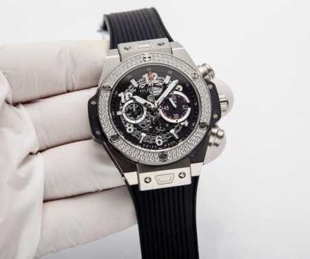 白钻： . 黑玫蓝20. 宇舶 恒宝hublot Big Bang 系列441.0E.2010.Rw.1104 1：1复刻原版字面，非市面版本字面 男士腕表 3 - 点击图像关闭