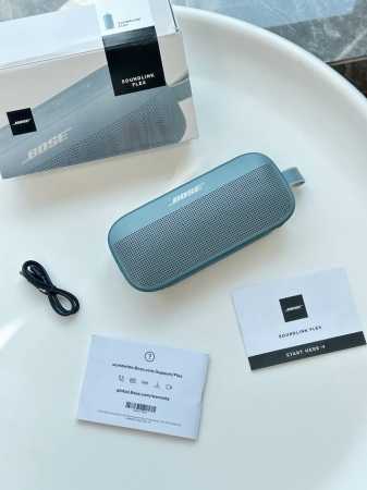 bose博士Soundlink Flex蓝牙音响 便携式音箱户外/防水迷你扬声 【黑-白-蓝】 来自品牌的出众音效： 承载品牌声学技术，Soundlink Fl - 点击图像关闭