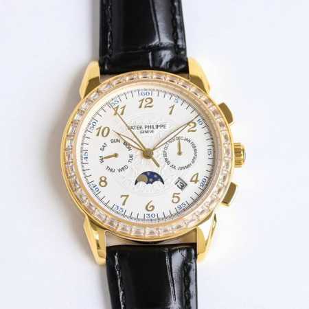 Sj出品 白壳 金壳 新款 百达翡丽 Pp 复杂功能计时系列r71 上市 Patek Philippe 贵族的艺术品！ 升级版改进：壳身比旧版本更薄、玻璃升级耐 - 点击图像关闭