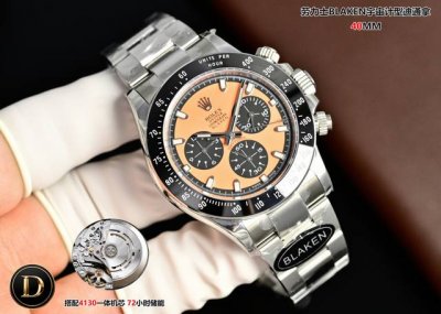 盒+50 DDD 劳力士宇宙计型多功能迪通拿All-Black Rolex Daytona 4Th Gen｜Ultra-Thin Upgrade 12.2Mm超