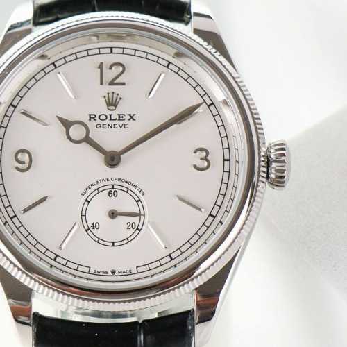 元顶级复刻 劳力士Rolex 恒动1908型 尺寸：39Mm9.8Mm 独家定制改装Chronergy擒纵系统蓝色Syloxi摆轮游丝Cal.7140自动上链机