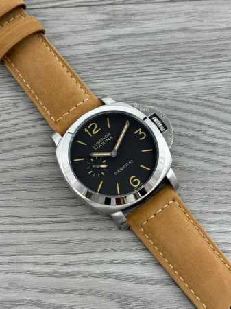 沛纳海--Panerai Pam 类型：男士顶级腕表 系列 ：Luminor Pam 机芯：全自动机械机芯 表壳：316L精钢表壳 镜面：矿物强化玻璃 皮带：进 - 点击图像关闭
