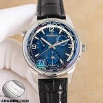 Tw出品！男人魅力新款 Jaeger-Lecoultre 积家 北宸系列 Geographic Wt“全球限量版250只”地理学家世界时腕表采用蓝黑渐变色与全黑