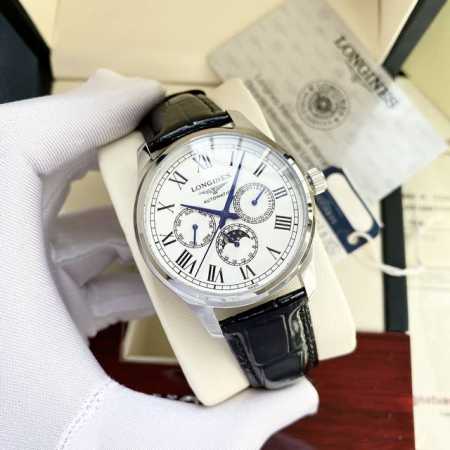 白壳 ，玫瑰金 ， 钢带+20， 最新推荐，全网首发 浪琴-Longines复古系列，六针月相腕表登场简约优雅尽显从容气度！1.腕表尺寸40X12毫米。剑形批华 - 点击图像关闭