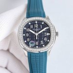 白壳 玫瑰金 带钻加50 Gr百达翡丽Aquanaut Luce5268系列,意大利语“光”，经过重新演绎的现代休闲时尚风格的造型，采用抛光和拉砂Cnc雕刻的圆