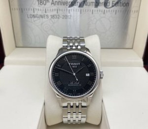Tissot 天梭 力洛克系列 T006.407.11.053 ，自动机械男表，黑色盘面，新款80机芯，表径39.3Mm，腕周180Mm，二手单表，公价￥p71