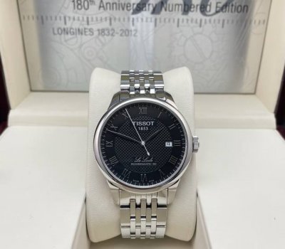 Tissot 天梭 力洛克系列 T006.407.11.053 ，自动机械男表，黑色盘面，新款80机芯，表径39.3Mm，腕周180Mm，二手单表，公价￥p71