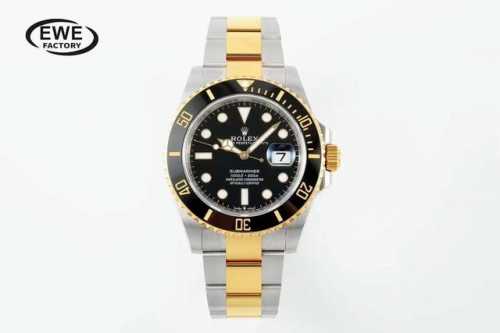 Ewe厂劳力士潜航者日历型126610 Submariner黑水鬼绿水鬼41Mm 1:搭载超级3235一体机芯 动力72小时 无卡度机芯装饰 机芯及其稳定 2: