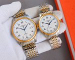 金10 品牌：浪琴-Longines精致情侣腕表，简约三针搭配3字位单日历设计，316精钢表壳，尺寸：男40Mm女30Mm厚12Mm，顶级316精钢钢带，装配原