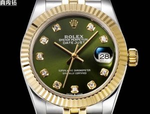 2080 最强版本！劳力士Rolex女款31尺寸日志型腕表！表盘镶嵌10颗Vs级别真钻时标！每一块表都中国Gtc权威机构出具的真钻证书！一表一码不重复。搭载原装