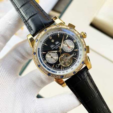 百达翡丽- Patekphilippe精品男士腕表全新多功能设计，技艺精湛，独具匠心，尊贵大气，绅士风范。采用全自动机械机芯，顶级316精钢表壳，矿物质超强镜面 - 点击图像关闭
