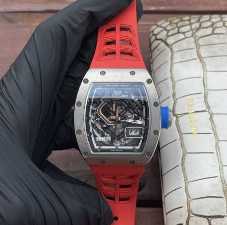 理查德 米勒 Richardmille Rm30-01系列 全自动机械机芯 40X50X16Mm 蓝光镜面 独特镂空表盘 夜光表盘指针 橡胶或尼龙表带 折叠扣 - 点击图像关闭