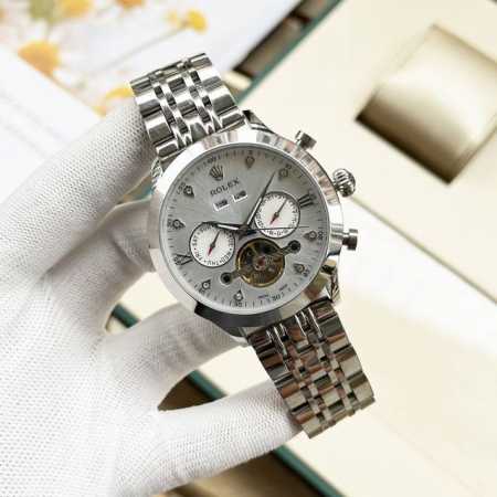 白 金 劳力士-Rolex精品男士腕表 全新多功能设计。绅士风范，卓越品质，热卖全城。采用全自动机械机芯，顶级316精钢表壳，矿物质超强镜面，尺寸42Mmad出 - 点击图像关闭