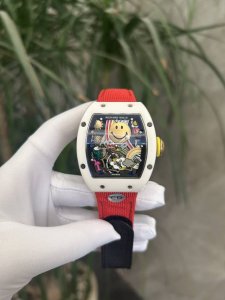 独家实拍图 理查德米勒 全自动机械表 复刻版本 笑脸系列 richard Miller Automatic Mechanical Watch