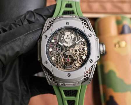 New Hublot 恒宝 Big Bang Unico 大爆炸系列陀飞轮独家首发！突破以往的作品，机芯采用国外腕表上市公司自主研发时间超13个月，外壳直径44 - 点击图像关闭