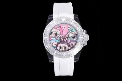 Er新品发布 Rolex&phantomlab联名力作水晶系列腕表 强势来袭！颠覆传统概念！ 40Mm表径，男女皆宜，表壳通体采用 冰霜聚碳酸酯-pmma 材料