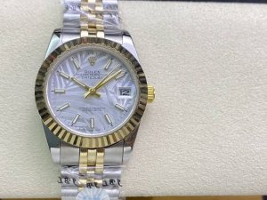 SK Factory 女款 劳力士Rolex 单历 日志型31mm 直径 31mm 机芯 搭载全自动机械机芯 圈口 劳力士RingCommand三角坑纹 光圈