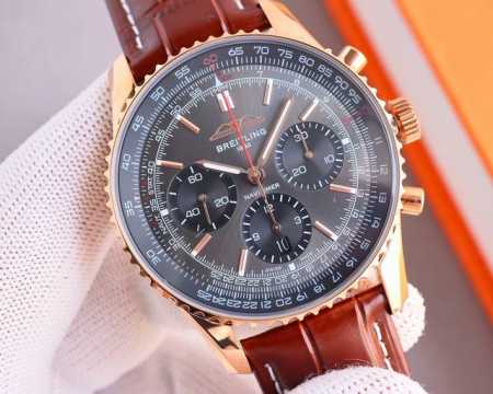 统一价： 百年灵全新航空计时腕表 Navitimer 问世70周年，百年灵以大胆色彩焕新演绎经典腕表。尺寸43Mm，迭代款无疑是地道的航空计时腕表，带有环形飞行 - 点击图像关闭