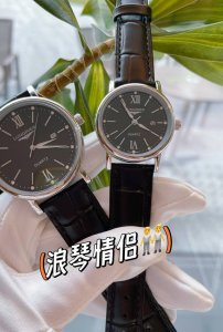 白壳 金壳 钢带20 浪琴 情侣腕表 原装进口石英机芯 矿物质玻璃镜面 316L精钢表壳 直径男40Mm女30Mm 厚8Mm如果今天的阳光停止了它耀眼的光芒。那