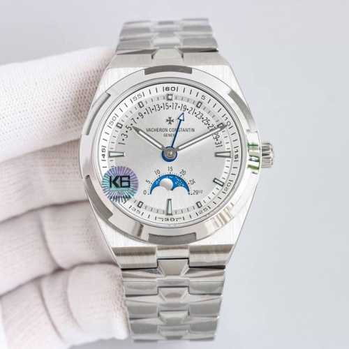 白壳 玫瑰金 胶钢同价 到货！新品vacheron Constantin 经典之美品鉴江诗丹顿众横四海逆跳日历款腕表 型号 V 210A-B911 堪称意义非凡