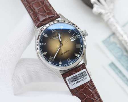 皮带 ，钢带 ，钢带10 品牌：浪琴-Longines 类型：男士腕表 壳套：顶级版316精钢l 表带：进口小牛皮表带 316L精钢表带 机芯：日本进口西铁城8 - 点击图像关闭