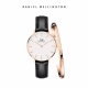 配盒 Dw 丹尼尔惠灵顿 Daniel Wellington 热卖五件套 高端品质 经典石英女表+钛钢陶瓷手链+钛钢项链+钛钢陶瓷戒指+钛钢耳钉 进口原装gl2