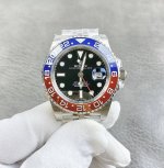 劳力士格林尼治系列，搭载3285机芯！40Mm直径，红蓝可乐圈可乐圈，更换了Ean厂V4圈口！厂出品，出货实拍