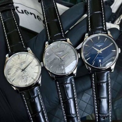 白470 金640品牌：浪琴-Longines 类型：男士腕表 表壳：316精钢（做工优质） 表带：进口小牛皮/顶级316精钢(两种可选) 机芯：高级定制全自动
