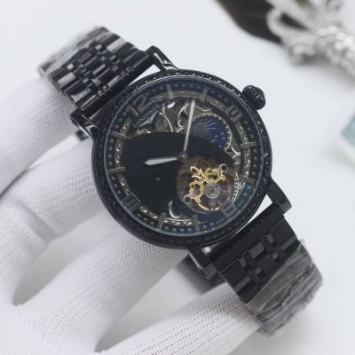 品牌：浪琴-Longines 类型：男士腕表 壳套：顶级版316精钢L 表带：进口小牛皮表带 316精钢表带 机芯：全自动机械机芯 镜面：矿物质防刮镜面玻璃 尺