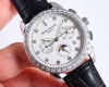 白壳 金壳 新品百达翡丽 Patek Philippe 复杂功能系列男士腕表 奢华优雅 经典的设计无惧时间的考验 镶嵌施华洛钻作为刻度更显示出华贵气质 搭载原装
