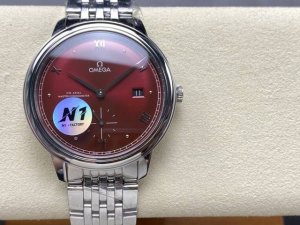 2280N1 Factory 欧米茄透底 新款碟飞典雅小秒系列腕表 两针半 N1出品只为传承经典，蝶飞至臻品质 41毫米至臻天文台表 这款腕表的表壳为41毫米，
