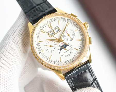 白 -金 钻+50 钢带+100 V2升级版Jaeger-Lecoultre 重金打造 积家大师系列4138420 腕表。用心之作，细节方面： ：团队历时两年多 - 点击图像关闭