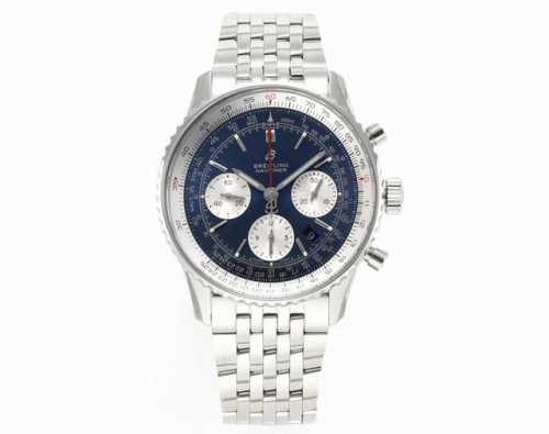 Bls V2升级版 百年灵 Rw2 航空计时1 B01计时腕表Navitimer 1 B01 Chronograph.43毫米表壳、双向棘轮旋转表圈、搭载透底全