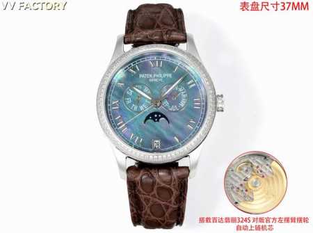 圈口钻 -满钻 Vv Factory 出品 2025最新推出 百达翡丽复杂功能时计pp姐妹款， 38Mm尺寸 4947G,4947R,4948G,4948R 3 - 点击图像关闭