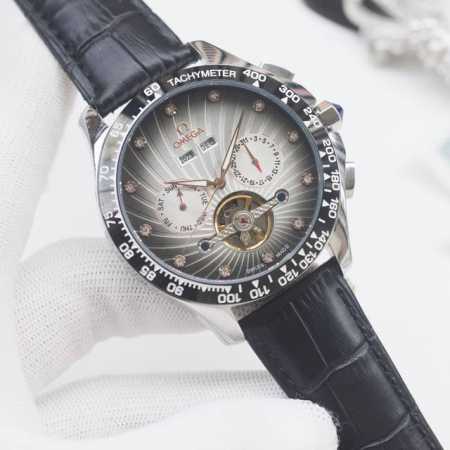 尊享价： 品牌：欧米茄-Omega 类型：男士腕表 壳套：顶级版316精钢L 表带：进口小牛皮表带 机芯：全自动机械机芯 镜面：矿物质防刮镜面玻璃 尺寸：直径4 - 点击图像关闭
