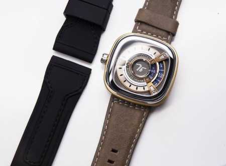 P： . 下单询价 Sevenfriday 七个星期五m2 04十周年限量300只，原装日本西铁城机芯。 气势磅礴的七层面盘，7F 标志饰板大胆又自信，分納盛 - 点击图像关闭