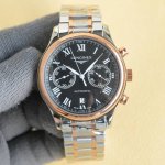 -金750 DDD V7版本2025推荐台湾厂做工 浪琴-Longines 康铂系列制表大师机械手表，新款蓝色经典，多功能4813机芯，经典多功能款式，经典指针