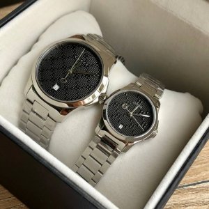 原盒:30 经典古驰对表，Original Gucci,古驰g-Timeless系列，经典宝塔面，商务休闲百搭 男～38Mm女～28Mm表径，支持验货，全新全套