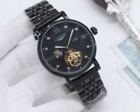 尊享价： 品牌：浪琴-Longines 类型：男士腕表 壳套：顶级版316精钢l 表带：进口小牛皮表带 机芯：全自动机械机芯 镜面：矿物质防刮镜面玻璃 尺寸：直 - 点击图像关闭